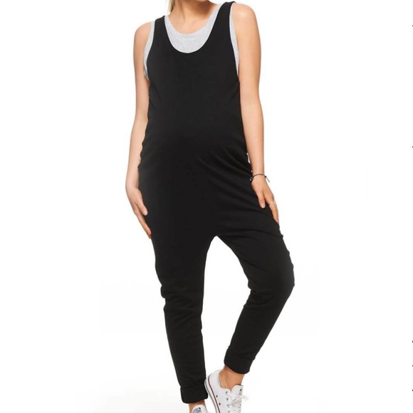 Bae The Label Cotton Maternity Overalls NWT - Picture 6 of 6